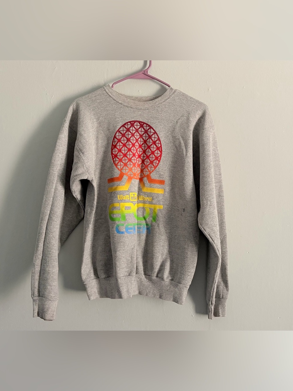 2019 Epcot Multicolor Crewneck Sweater